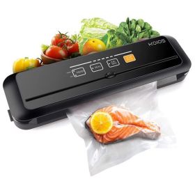 KOIOS Vacuum Sealer Machine, 86Kpa Automatic Vacuum Air food sealer/Built-in Cutter Starter Kit, Dry & Moist Food Preservation Modes, Pulse Function,