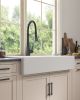 White Farmhouse Sink Deep Apron Sink Undermount Farmhouse Kitchen Sink Single Farm Sink