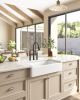 White Farmhouse Sink Deep Apron Sink Undermount Farmhouse Kitchen Sink Single Farm Sink