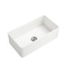 Inch White Farmhouse Sink Deep Apron Sink Undermount Farmhouse Kitchen Sink Single Farm Sink